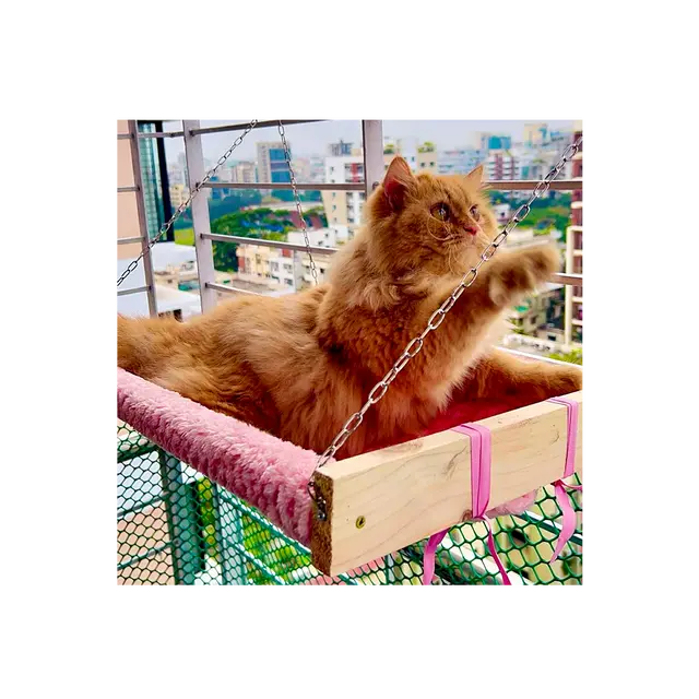 Hammock Bed with Cushion for Cat