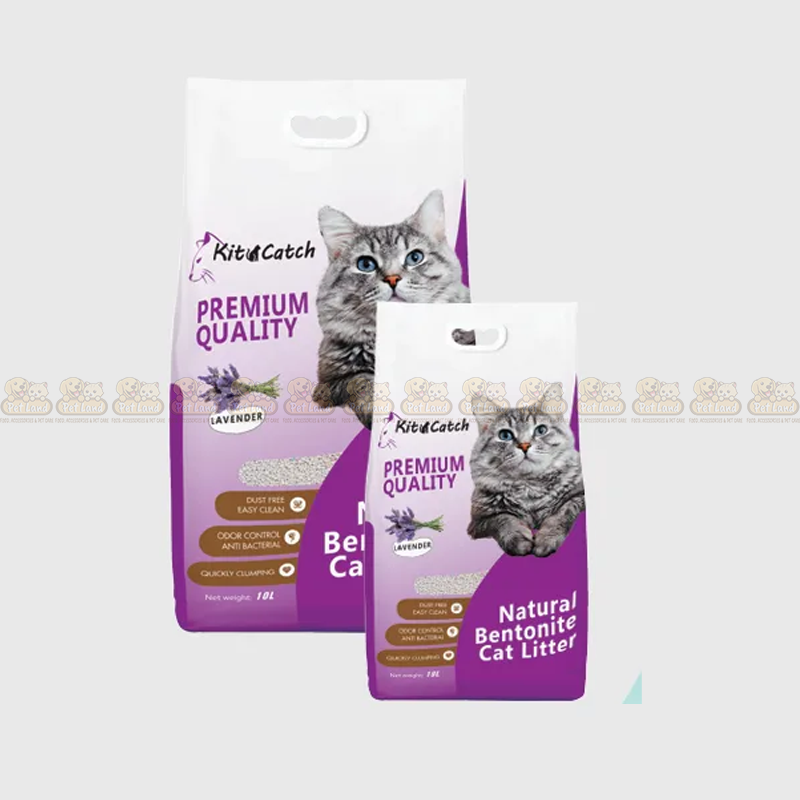 Kit Catch Natural Bentonite Lavender Flavour Cat Litter 25L