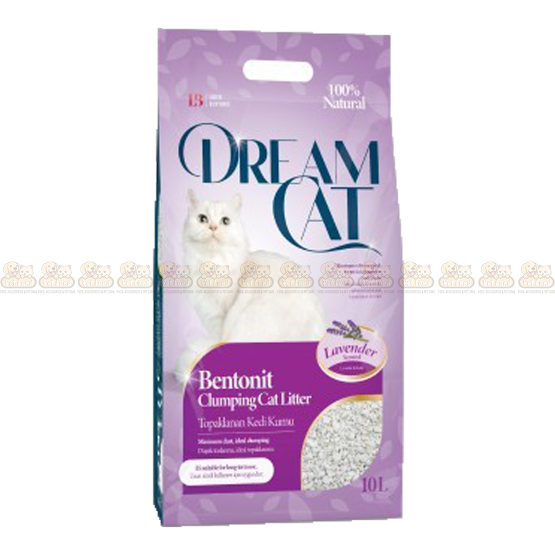 Dream Cat Super Premium Bentonite Lavender Flavour Cat Litter 5L