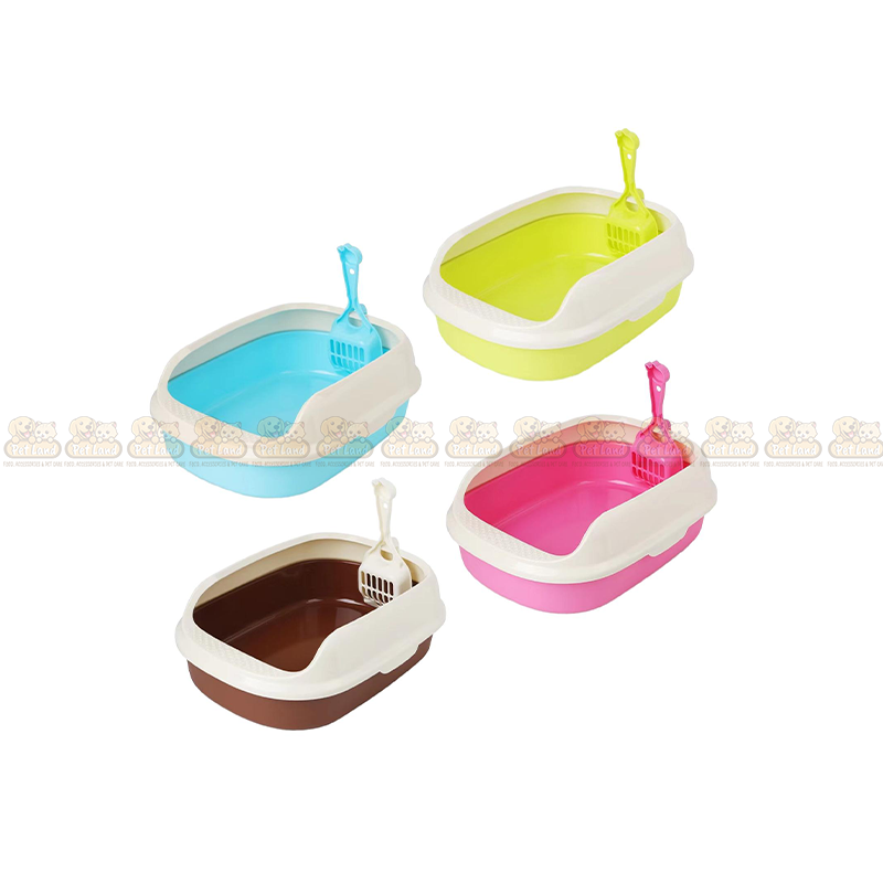 Mini Litter Box with Scoop for Cat