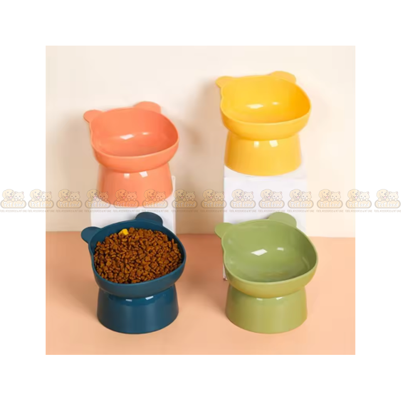 Slant Design Feeding Bowl for Cat & Dog – Food Grade Plastic