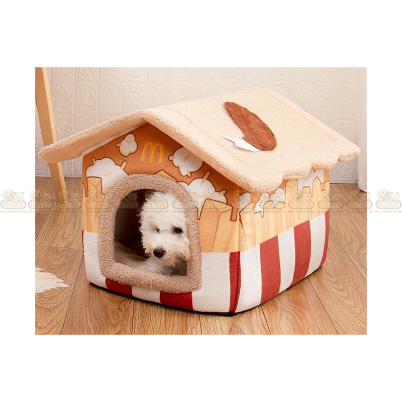 Soft Luxury Warm House & Sleeping Bed for Cat/Dog