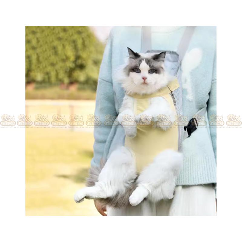 Chest Cat Carrier Backpack for Outings, Walks & Travels
