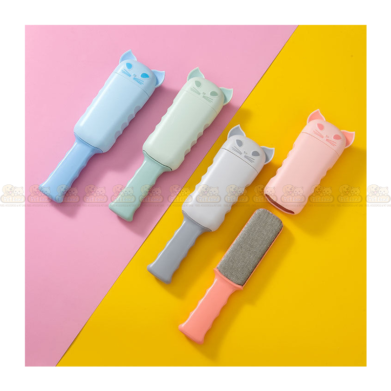 Cat Design Reusable Lint Remover Brush – Fur Remover