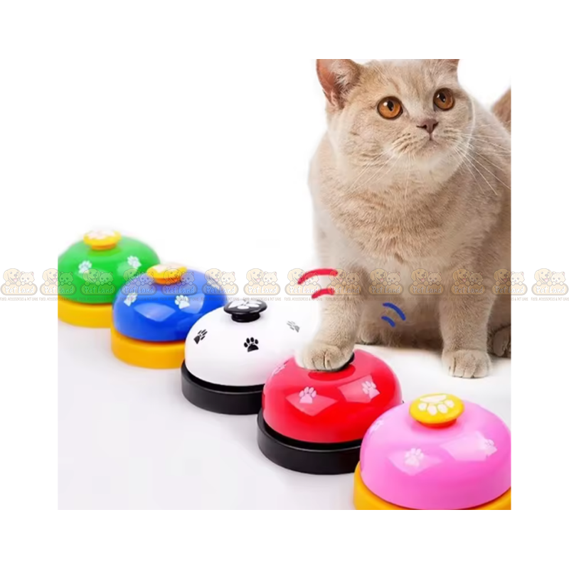 Cat Colorful Steel Training Bell
