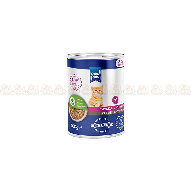 Paw Paw Chicken in Jelly 400g Kitten Canned Food