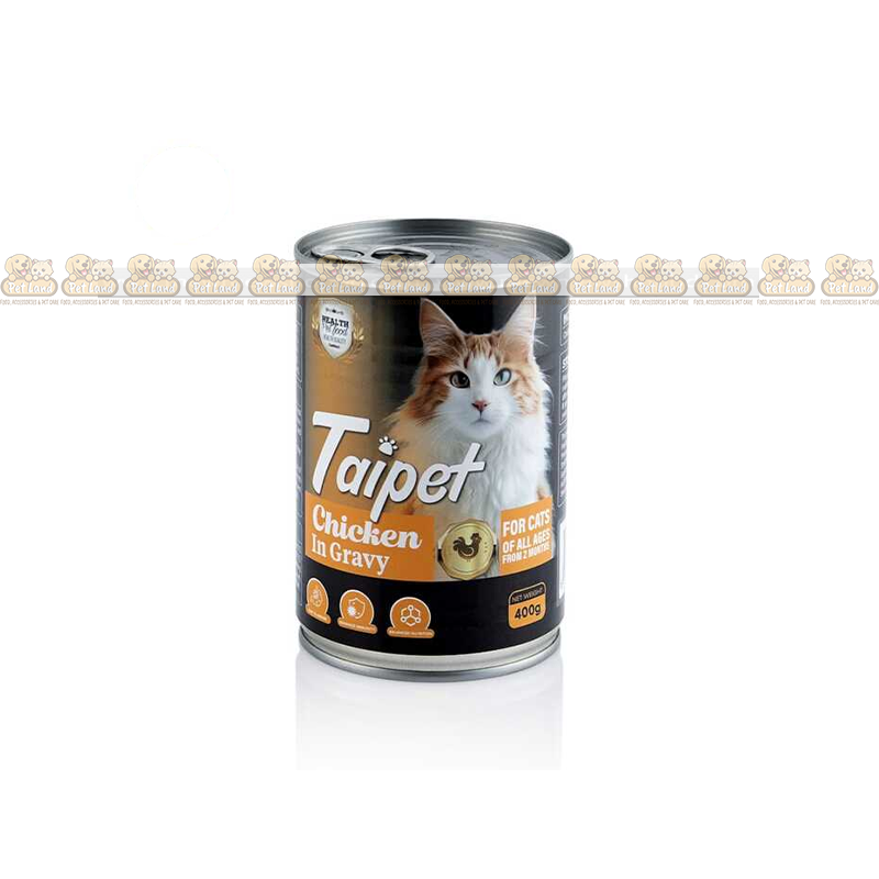 Taipet Chicken in Gravy 400g All Age Canned Food