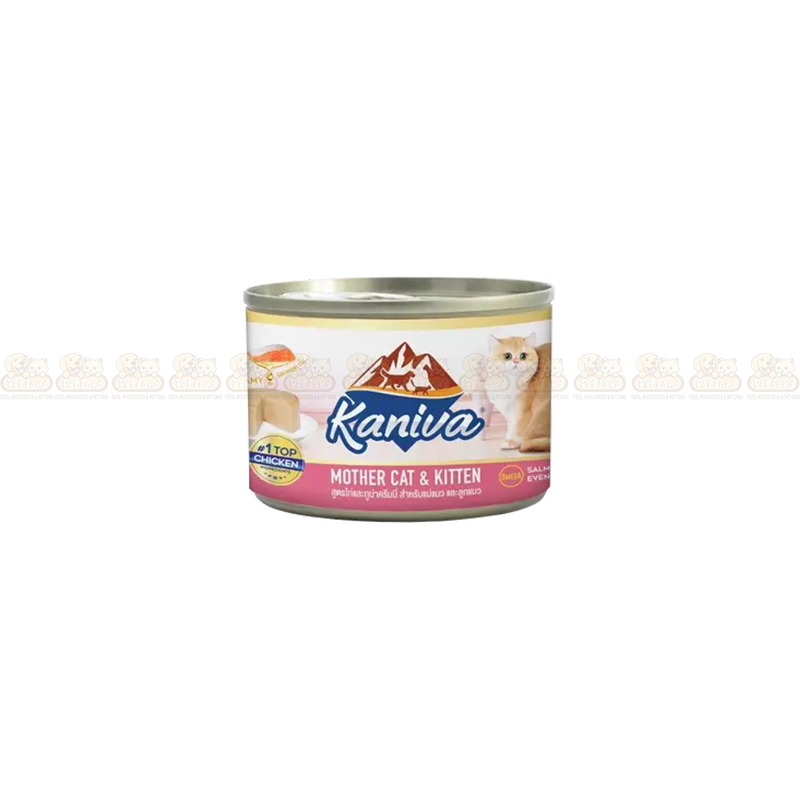 Kaniva Mother Cat & Kitten Chicken, Tuna & Creamy Salmon Oil 170g Canned Food