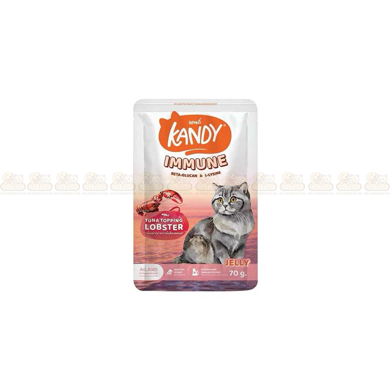 Kandy Immune Tuna Topping Lobster in Jelly 70g Pouch Food (All Age)