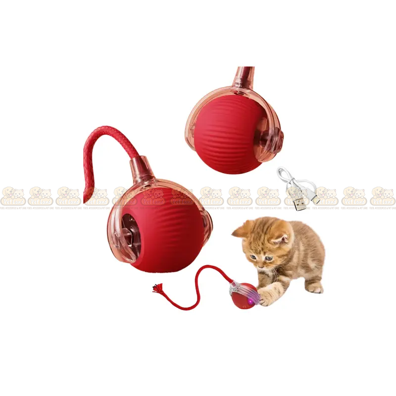 3 Modes Rechargeable Cat Toy Rolling Ball – Electric Automatic Toy