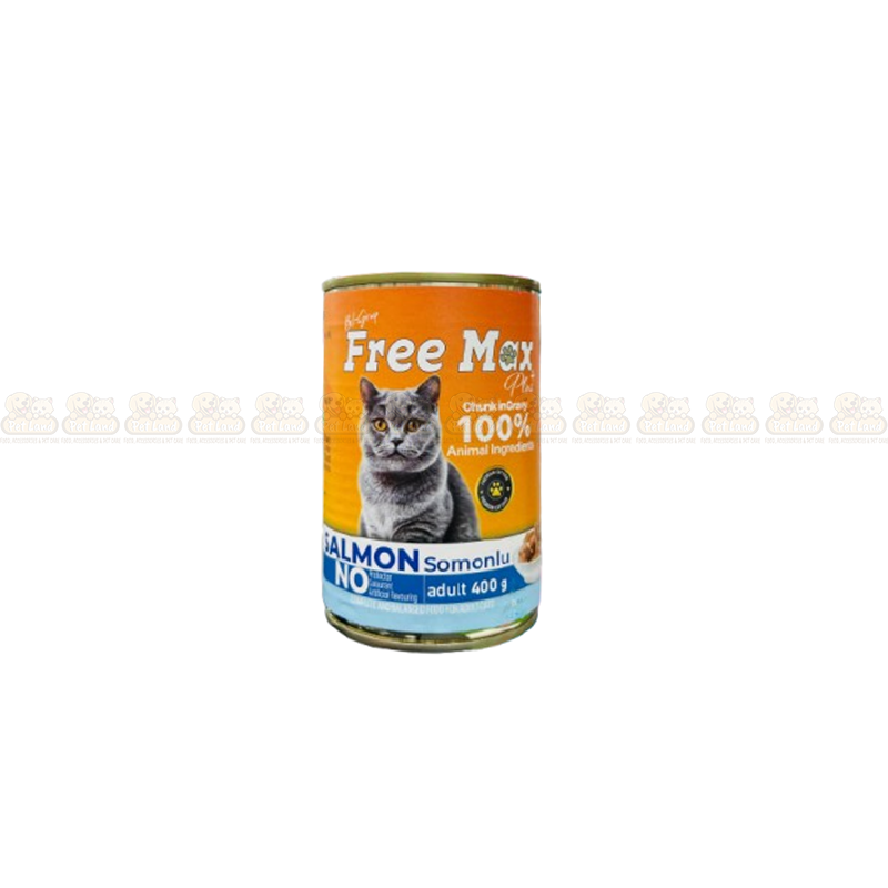 Free Max Salmon in Gravy 400g Adult Canned Food
