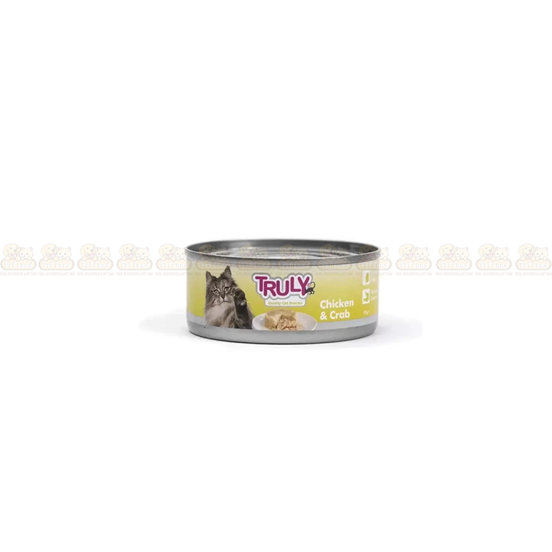 Truly Chicken & Crab in Gravy 95g Canned Food