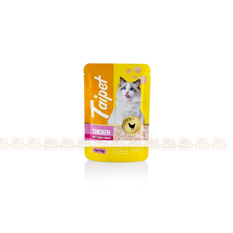 Taipet Chicken in Jelly 70g All Age Pouch Food