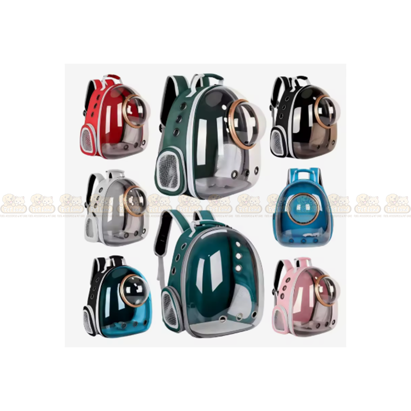 Cat Carrier Transparent Bubble Backpack Cage for Travel – Round Shape