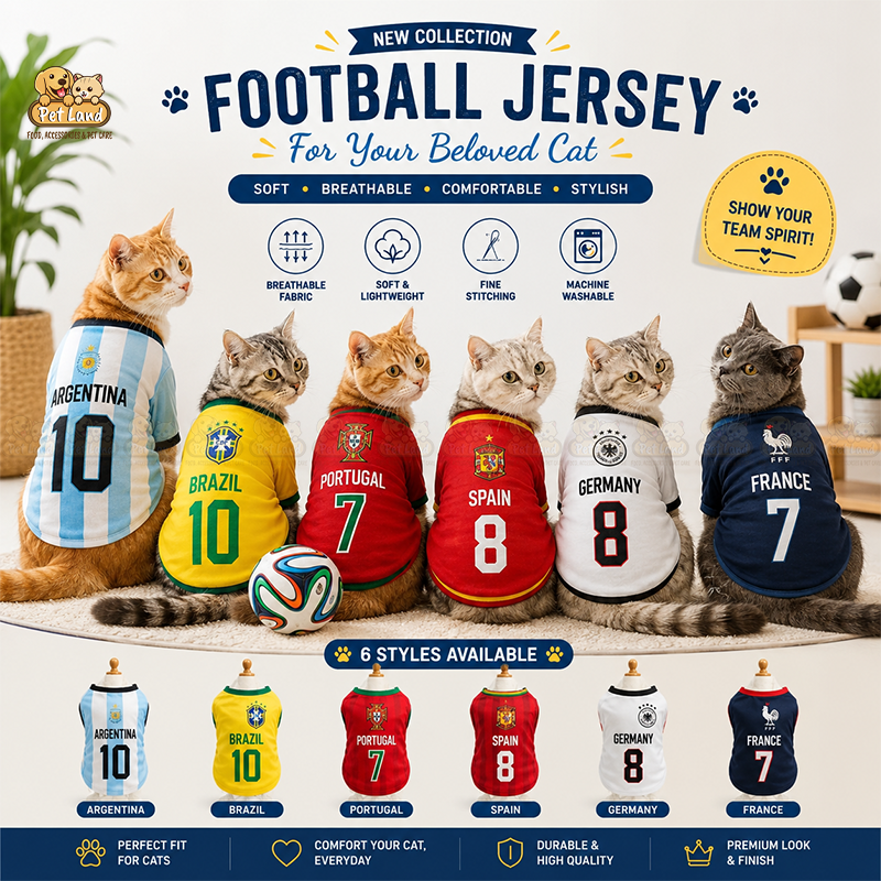 Cat Football Jersey – FIFA World Cup 2026 Edition